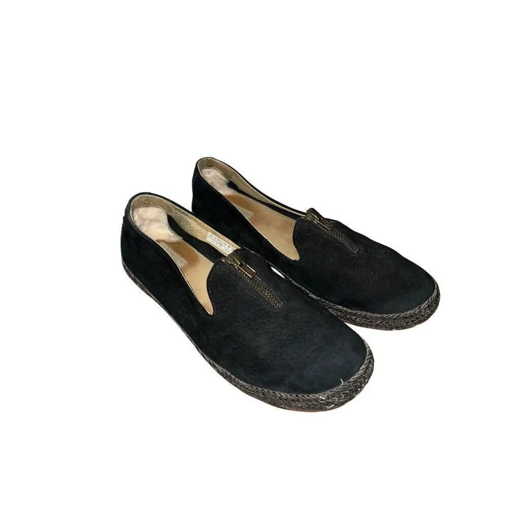 UGG Women's Selarra Black Sneaker Espadrille Loafer Slip-On  Size 9‎